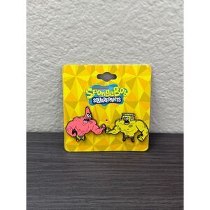 SpongeBob SquarePants Patrick & SpongeBob Wrestler Enamel Pin Set